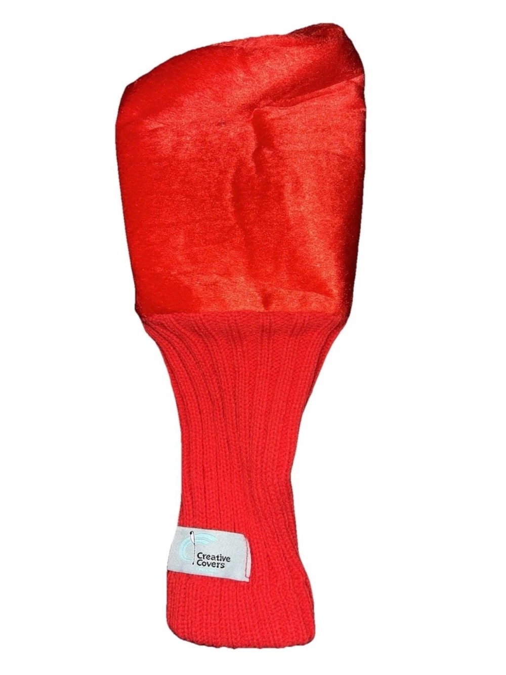 Creative Covers Zippered Red Cloth Golf Headcover 15x7